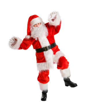 Santa comes all month to Jacksons Extraordinary Custom Framing near Edmonton!